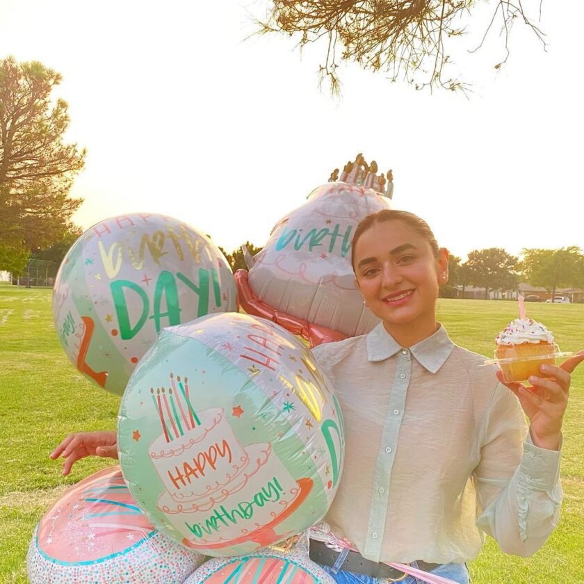 Yumna Zaidi celebrated her 32nd birthday