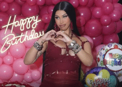 Cardi B celebrates 33rd birthday with a stunning maternity look and heartfelt message