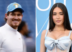 Justin Herbert and Madison Beer Share Adorable Sideline Moment at Chargers Game