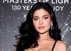 Kylie Jenner Dazzles in Swarovski Ensemble at Hollywood Exhibition Opening